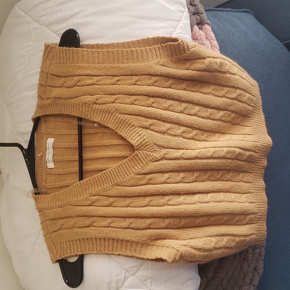 Cardigan halter top